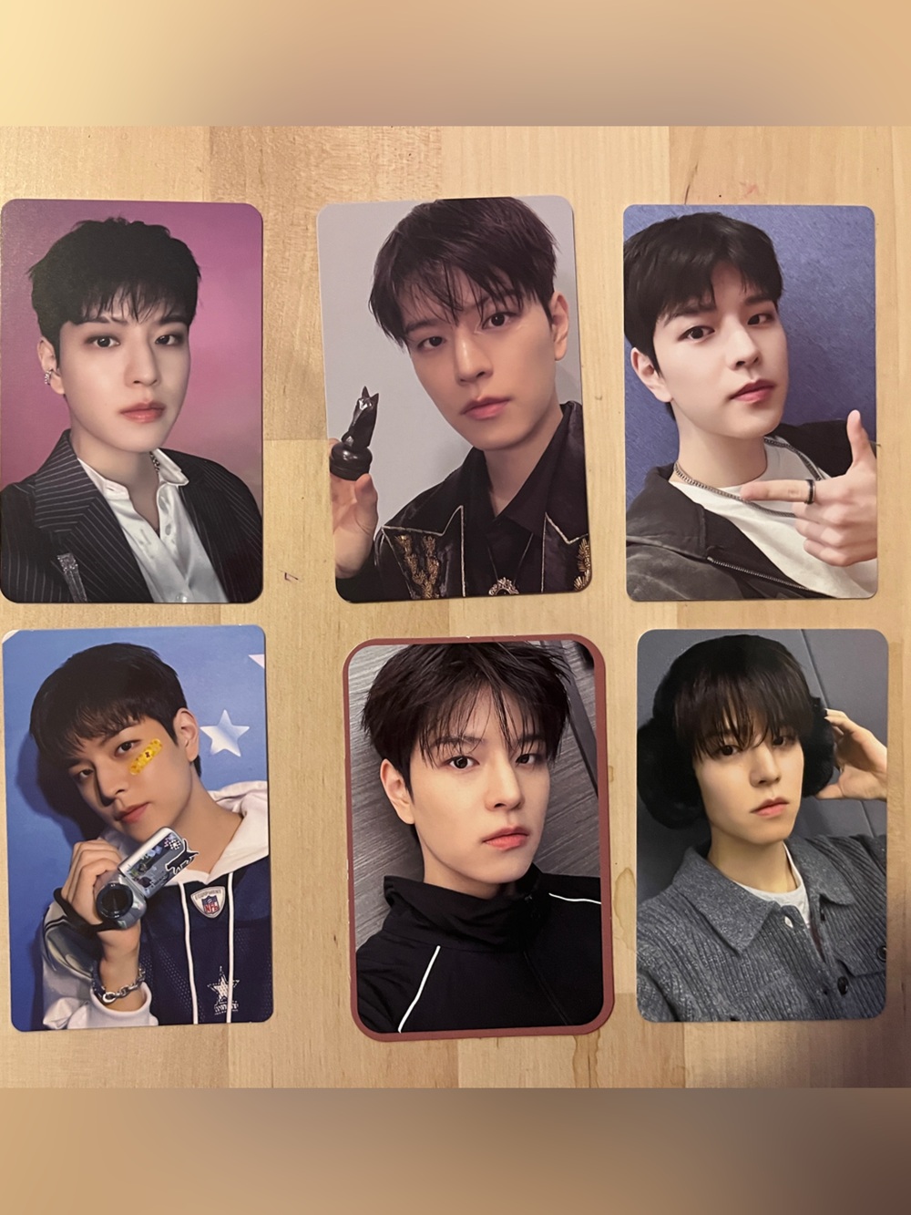 Set of 6 OFFICIAL Seungmin of Stray Kids photocards (Set #5) Kim Seungmin